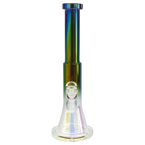 BLACK OBSIDIAN DUAL USE WATER PIPE - 14 IN.